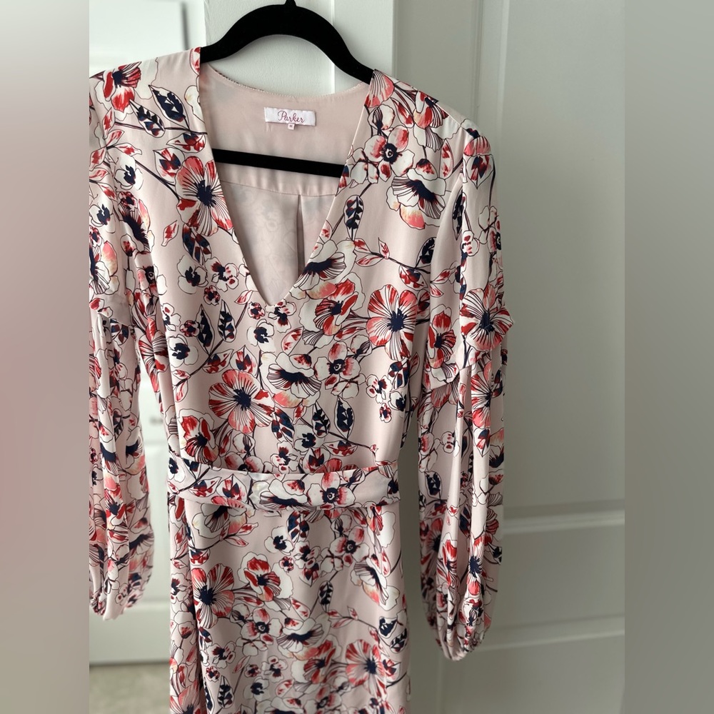 Parker mini tie waist dress- size M - Picture 3 of 4